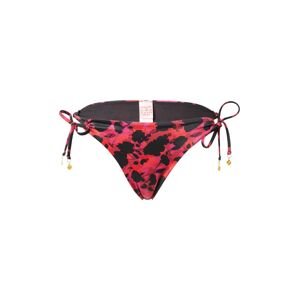 Hunkemöller Bikini nadrágok 'Fiesta'  rózsaszín / vérvörös / fekete