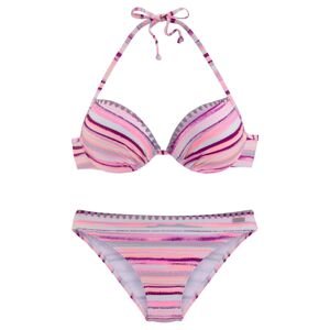 VENICE BEACH Bikini  opál / szürke / ciklámen / világos-rózsaszín