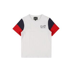 EA7 Emporio Armani Póló  fehér / tengerészkék / piros / fekete