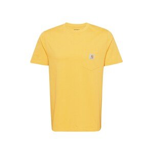 Carhartt WIP Póló  sárga / fehér