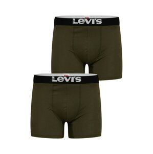 LEVI'S Boxeralsók  khaki / fehér / fekete
