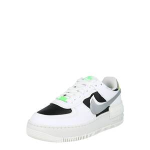 Nike Sportswear Rövid szárú edzőcipők  fehér / ezüst / fekete / neonzöld