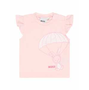 BOSS Kidswear Póló  világos-rózsaszín / pasztell-rózsaszín / fukszia / gránátalma / ezüst