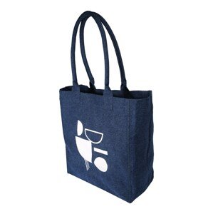 ESPRIT Shopper táska 'Amina'  fehér / kék farmer