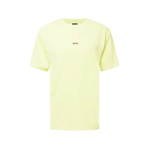 BOSS Green Póló 'Teeos'  fekete / világos sárga