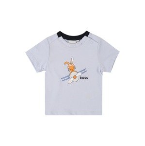 BOSS Kidswear Póló  világoskék / narancs / fehér