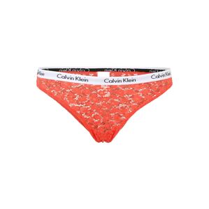 Calvin Klein Underwear Slip  narancsvörös / fekete / fehér / világosszürke