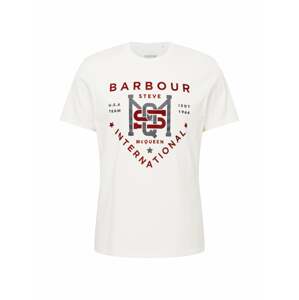 Barbour International Póló  szürke / vérvörös / fehér