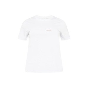 Calvin Klein Curve Póló 'INCLUSIVE VALENTINES'  vörösáfonya / fehér