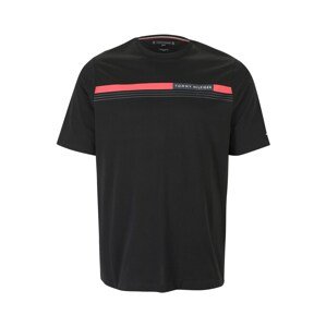 Tommy Hilfiger Big & Tall Póló  sötétszürke / piros / fekete / fehér