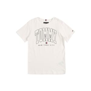 TOMMY HILFIGER Póló 'BOLD'  fehér / fekete / piros