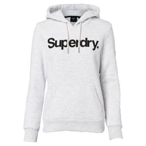 Superdry Tréning póló  fehér melír / fekete