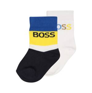 BOSS Kidswear Zokni  kék / tengerészkék / sárga / fehér