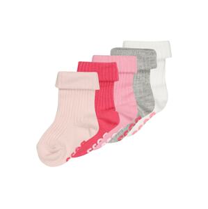 BOSS Kidswear Zokni  szürke / pitaja / pasztell-rózsaszín / világos-rózsaszín / fehér