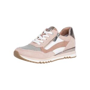MARCO TOZZI Rövid szárú sportcipők  rózsaszín / világos-rózsaszín / ezüst / fehér