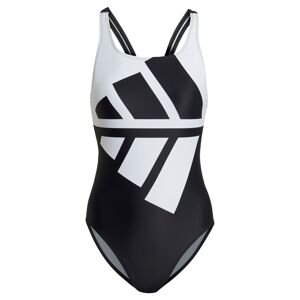 ADIDAS PERFORMANCE Sport fürdőruhák 'Logo Graphic'  fekete / fehér