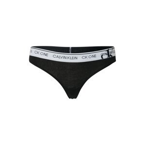 Calvin Klein Underwear String bugyik  fekete / piszkosfehér