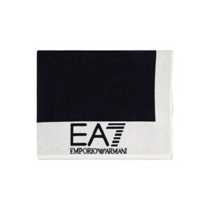 EA7 Emporio Armani Fürdőlepedő  tengerészkék / fehér / világosszürke