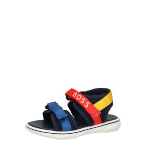 BOSS Kidswear Nyitott cipők  kék / sötétkék / sárga / piros