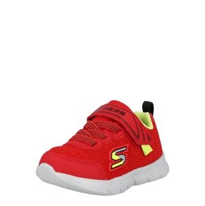 SKECHERS Sportcipő  piros / világos sárga / szürke