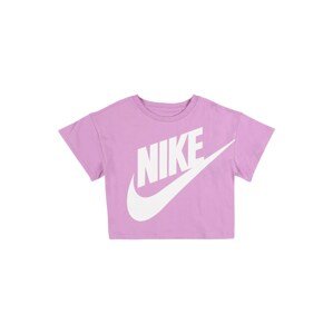 Nike Sportswear Póló 'ICON FUTURA'  világoslila / fehér
