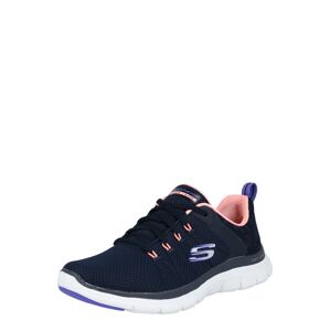 SKECHERS Rövid szárú edzőcipők 'FLEX APPEAL 4.0'  tengerészkék / világoslila / lazac / rózsaszín