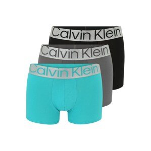 Calvin Klein Underwear Boxeralsók  fekete / sötétszürke / vízszín / ezüstszürke