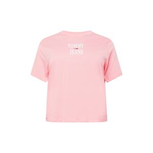 Tommy Jeans Curve Póló  rózsaszín / fehér / tengerészkék / piros