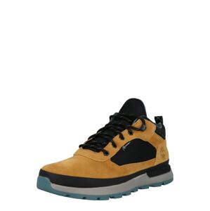 TIMBERLAND Fűzős cipő 'Field Trekker'  sáfrány / fekete