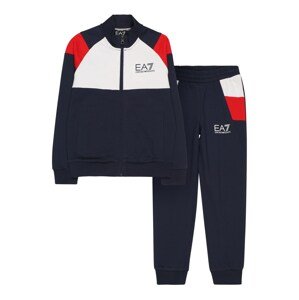 EA7 Emporio Armani Jogging ruhák  sötétkék / fehér / világospiros
