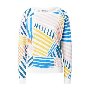 Wemoto Tréning póló 'Lee'  fehér / kék / sárga / pasztell-rózsaszín