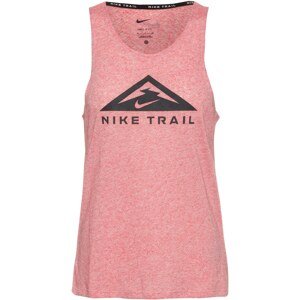 NIKE Sport top 'Trail'  rózsaszín melír / fekete