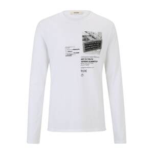 Zadig & Voltaire Póló 'HECTOR'  fehér / fekete / szürke melír