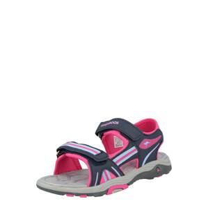 KangaROOS Nyitott cipők 'K-Leni Bari'  világoskék / világos-rózsaszín / fekete