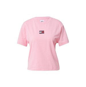 Tommy Jeans Póló  világos-rózsaszín / piros / fehér / sötétkék