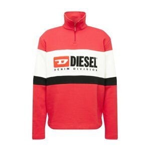 DIESEL Tréning póló 'SAINT DIVISION'  piros / fehér / fekete