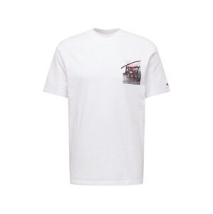 Tommy Jeans Póló  fehér / rózsaszín / tengerészkék / piros / fekete