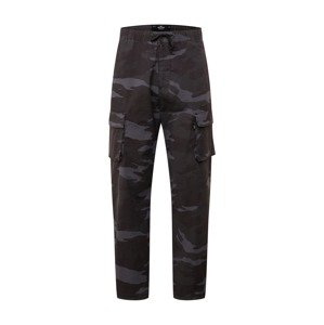 HOLLISTER Cargo nadrágok  szürke / antracit / fekete