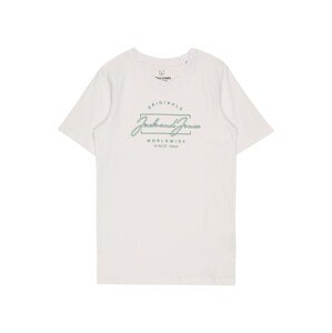 Jack & Jones Junior Póló 'Elden'  smaragd / fehér