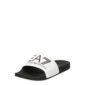 EA7 Emporio Armani Strandcipő  fekete / fehér