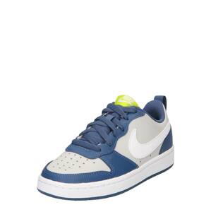 Nike Sportswear Sportcipő 'Court Borough 2'  kék / neonsárga / szürke / fehér