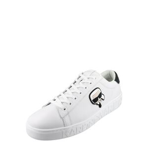 Karl Lagerfeld Rövid szárú sportcipők 'KUPSOLE III'  testszínű / fekete / fehér