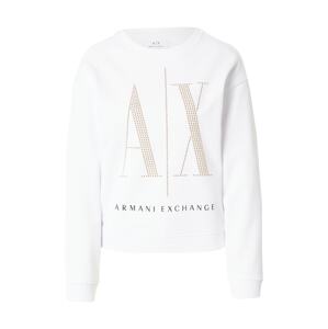 ARMANI EXCHANGE Tréning póló  arany / fekete / fehér