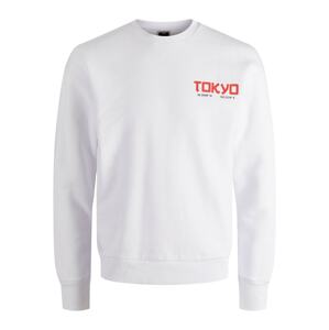 JACK & JONES Tréning póló 'TOKYO'  fehér / piros / fekete