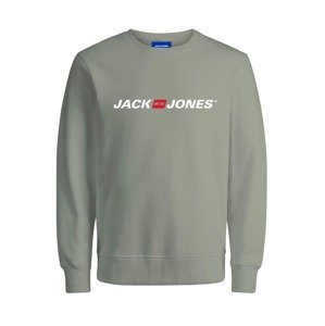 JACK & JONES Tréning póló  pasztellzöld / piros / fehér