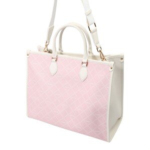 VALENTINO Shopper táska 'Bar'  rózsaszín / fehér