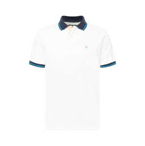 Hackett London Póló  fehér / kék / tengerészkék