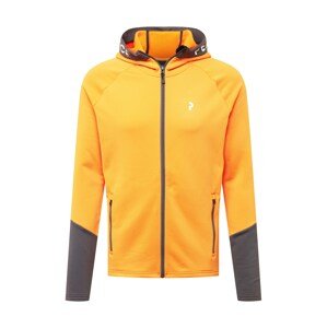 PEAK PERFORMANCE Kültéri kabátok 'Rider'  világos narancs / sötétszürke / piszkosfehér
