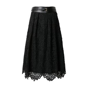 Coast Szoknyák '(Ay) Belted Lace Full Midi Skirt'  fekete