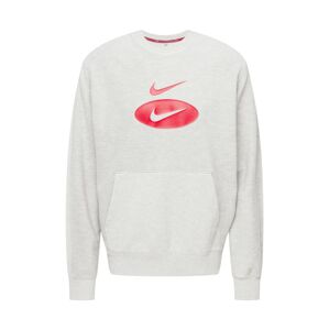 Nike Sportswear Tréning póló  szürke melír / piros